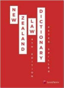 New Zealand law dictionary /