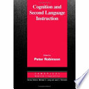 Cognition and second language instruction /