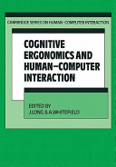 Cognitive ergonomics and human-computer interaction /