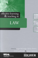 Effective learning & teaching in law /