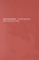 Learning disability : a social approach /