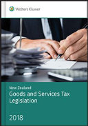 New Zealand goods and services tax legislation 2018.