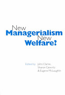 New managerialism, new welfare /