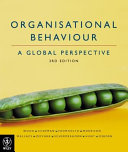 Organisational behaviour : a global perspective /