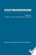 Postmodernism : critical concepts /