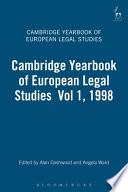 The Cambridge yearbook of European legal studies /