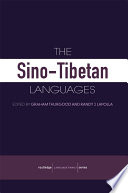 The Sino-Tibetan languages /