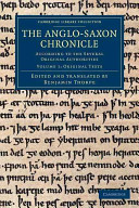 The Anglo-Saxon chronicle : according to the several original authorities /