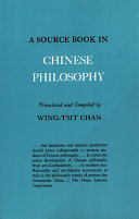 A source book in Chinese philosophy /