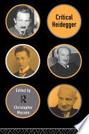 Critical Heidegger /