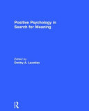 Positive psychology in search for meaning /