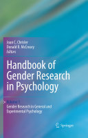 Handbook of gender research in psychology.