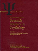 APA handbook of research methods in psychology /
