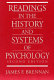 Readings in the history and systems of psychology /