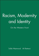 Racism, modernity and identity : on the western front /