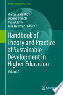 Handbook of theory and practice of sustainable development in higher education.