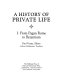 A history of private life /