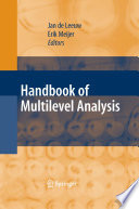 Handbook of multilevel analysis /