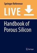 Handbook of porous silicon /
