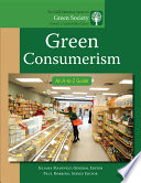 Green consumerism : an A-to-Z guide /