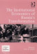 The institutional economics of Russia's transformation /