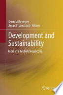 Development and sustainability : India in a global perspective /