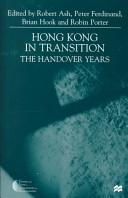 Hong Kong in transition : the handover years /