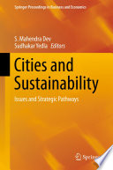 Cities and sustainability : issues and strategic pathways /