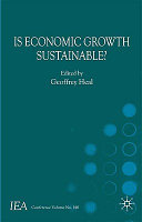 Is economic growth sustainable /