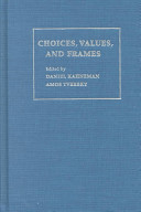 Choices, values, and frames /