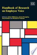 Handbook of research on employee voice /