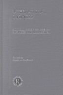 International business : critical perspectives on business and management /