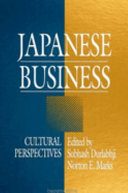 Japanese business : cultural perspectives /