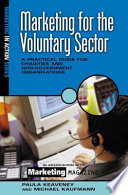 Marketing for the voluntary sector : a guide to measuring marketing performance /