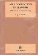 An accounting thesaurus : 500 years of accounting /
