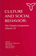 Culture and social behavior /