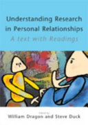 Understanding research in personal relationships : a text with readings /