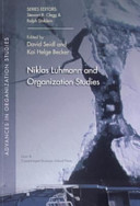 Niklas Luhmann and organisation studies /