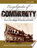 Encyclopedia of community : from the village to the virtual world /