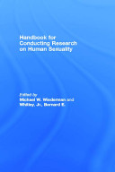 Handbook for conducting research on human sexuality /