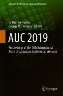 AUC 2019 : proceedings of the 15th International Asian Urbanization Conference, Vietnam /