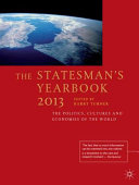The statesman's yearbook : the politics, cultures and economies of the world.