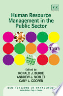 Human resource management in the public sector /