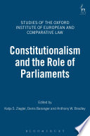 Constitutionalism and the role of parliaments /
