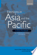 Elections in Asia and the Pacific : a data handbook /