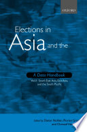 Elections in Asia and the Pacific : a data handbook.