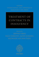 Treatment of contracts in insolvency /