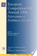 European competition law annual 2006 : enforcement of prohibition of cartels /