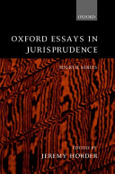 Oxford essays in jurisprudence.