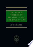 Investment protection standards and the rule of law /
